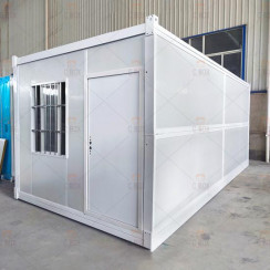 5 Minutes To Assemble Foldable Container House Use For Reconstruction