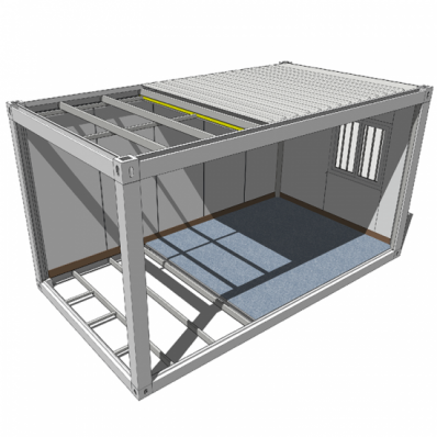 Luxury Free Design Shipping Flat Pack Container Tiny Prefabricated House